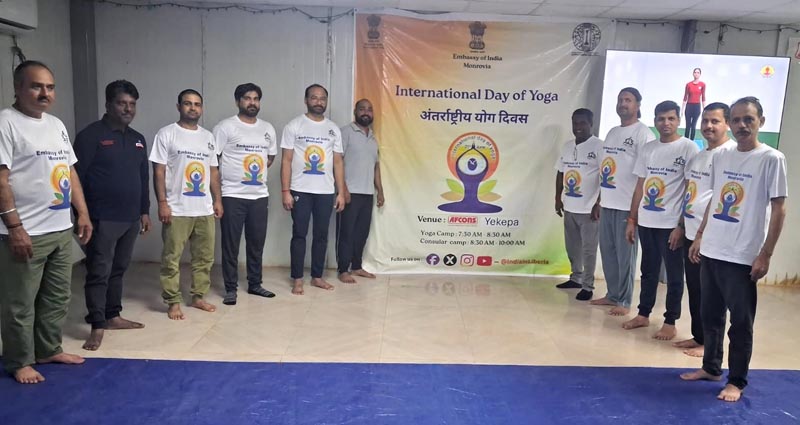 International Day of Yoga 2026 Celebration at Buchanan and Yekepa, Liberia - 21 June 2026